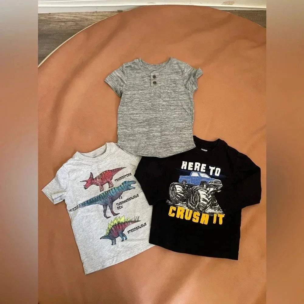 Baby boy bundle Oshkosh, cat & jack, carters and lazy one pajama